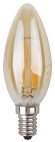 Б0047034 Лампочка светодиодная ЭРА F-LED B35-9W-827-E14 gold Е14 / Е14 9Вт филамент свеча золотистая теплый белый