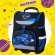 Ранец ЮНЛАНДИЯ WISE, 1 отделение, 3 кармана, устойчивое дно, "Speed race", 37x29х15 см, 271398
