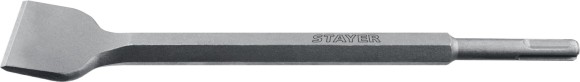 STAYER Gorilla Force, 40 х 250 мм, SDS-Plus, плоское изогнутое зубило, Professional (29354-40-250)