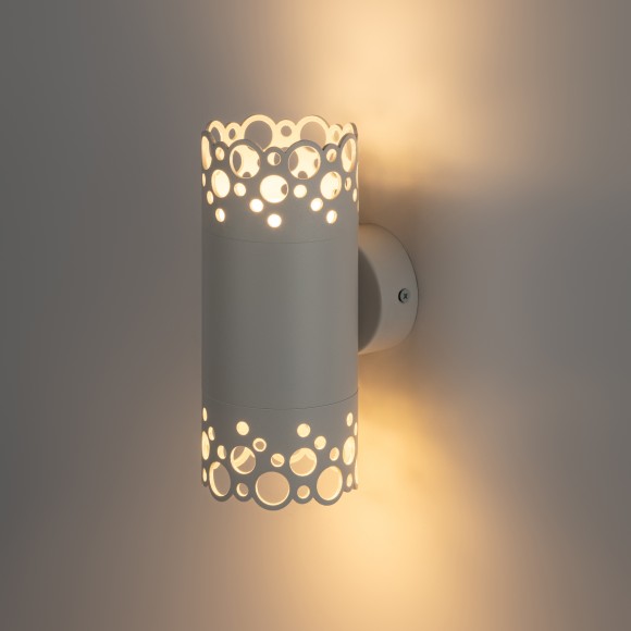 WL54 WH Декоративная подсветка ЭРА BUBBLES WL54 WH 2*GX53 2*15Вт IP20 белый