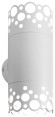WL54 WH Декоративная подсветка ЭРА BUBBLES WL54 WH 2*GX53 2*15Вт IP20 белый