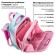 Ранец BRAUBERG SHINY, 2 отделения, с брелком, "Magic unicorn", 38х28х14 см, 270694