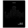 Тетрадь А5, 48 л., BRAUBERG, скоба, клетка, матовая ламинация, выборочный лак, "Black" (микс в спайке), 404375