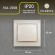 Б0027596 1-101-02 Intro Выключатель, 10А-250В, IP20, СУ, Plano, сл.кость (10/200/2400)