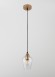 Светильник подвесной (подвес) Rivoli Fresco 5045-201 1 * E14 40 Вт лофт - кантри