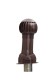 RRTV+S 160 Brown Комплект RRTV D160 для фальцевой и битумной кровли пластик Brown ERA STREETLINE