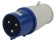 Б0032852 Вилка ЭРА V-32-2P-PE-IP44 переносная 023 2Р+РЕ 32А 220В IP44