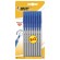 Ручки шариковые с грипом BIC "Round Stic Exact", НАБОР 6+2 шт., СИНИЕ, линия письма 0,28 мм, блистер, 932862