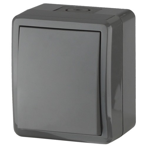 Б0020674 11-1403-03 ЭРА Переключатель IP54, 10АХ-250В, ОУ, Эра Эксперт, серый (16/160/2560)