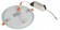 Б0017488 LED 1-12-4K Светильник ЭРА светодиодный круглый LED 12W 220V 4000K (30/720)