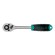 Ключ-трещотка 3/8", CrV, 72 зуба, с быстрым сбросом, матовый хром Stels