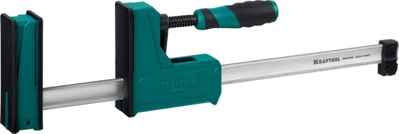 KRAFTOOL Grand-300/450, 300/450 мм, сжатие/распор, 600 кгс, глубина зажима 95 мм, корпусная струбцина (32240-30)