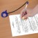 Ручка шариковая настольная BRAUBERG "Counter Pen", СИНЯЯ, пружинка, корпус синий, 0,5 мм, 143259