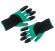 GAPK024-10 GAPK024-10 GREEN APPLE перчатки садовые с когтем (24/1080)