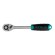 Ключ-трещотка 1/2", CrV, 72 зуба, с быстрым сбросом, матовый хром Stels