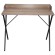 Стол на металлокаркасе BRABIX "LOFT CD-008", 900х500х780 мм, цвет морёный дуб, 641863