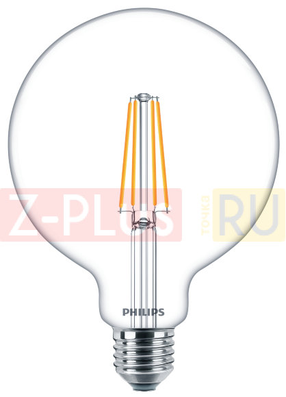 Лампа светодиодная Philips LED Classic 6-60W G120 E27 830 CL NDAPR