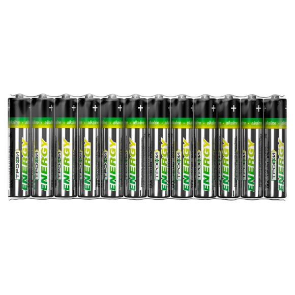 Б0027813 Батарейки Трофи LR03-12S ENERGY Alkaline (60/960/46080)