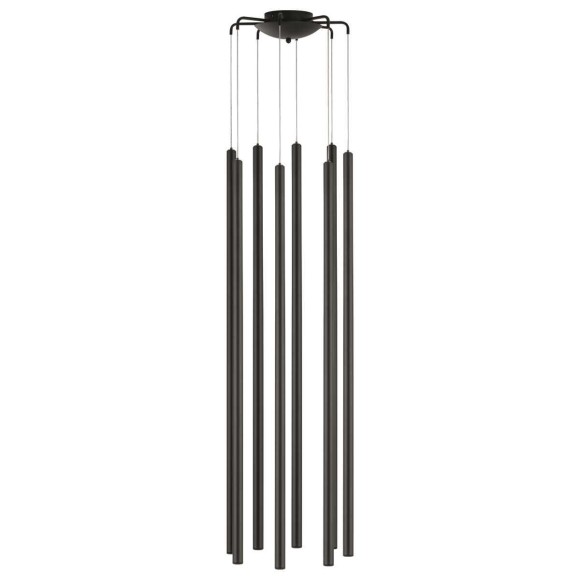 L8T747437 Люстра TUBO LED 40W 2400LM 25G ЧЕРНЫЙ 3000K