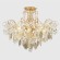 Потолочная люстра Crystal Lux Esmiralda PL6 Gold