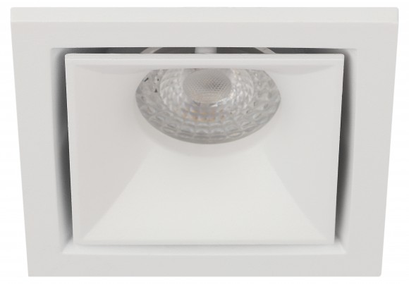Встраиваемый светильник алюминиевый ЭРА KL101 WH MR16 GU5.3 белый