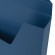 Портфель пластиковый STAFF А4 (320х225х36 мм), без отделений, синий, 229240