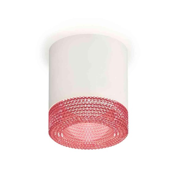 Комплект накладного светильника Ambrella light Techno Spot XS7401022 SWH/PI белый песок/розовый (C7401, N7193)