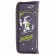 Пенал ЮНЛАНДИЯ, 2 отделения, полиэстер, "Cosmonaut", серый, 21х6х9 см, 270275
