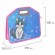 Папка-сумка ЮНЛАНДИЯ, 1 отделение, фетровые ручки, 34х30х11 см, Anime cat, 272204