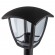 Б0051191 Садово-парковый светильник ЭРА НТУ 07-40-004 Валенсия 3 черный 6 гранный напольный IP44 Е27 max40Вт
