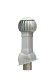 RRTV+S 160 Silver Комплект RRTV D160 для фальцевой и битумной кровли пластик Silver ERA STREETLINE