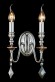 Бра Crystal Lux MERCEDES AP2 CHROME/SMOKE