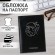Обложка для паспорта натуральная кожа "наплак", тиснение серебром "Airplane", черная, BRAUBERG, 238212