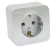 Schneider electric BLANCA РОЗЕТКА с/з без штор. ИЗОЛ.ПЛ., 16А, 250В, АЛЮМИНИЙ
