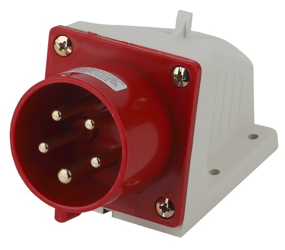 Б0032857 Вилка ЭРА VS-16-3P-PE-N-IP44 стационарная 515 3Р+РЕ+N 16А 380В IP44