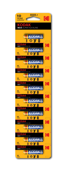 Б0005125 Батарейки Kodak LR03-10BL MAX SUPER Alkaline [K3A-10] (100/1000/36000)