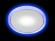 LED 3-9 BL Светильник ЭРА светодиодный круглый c cиней подсветкой LED 9W 220V 4000K (40/800)