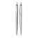 Набор PARKER "Jotter Stainless Steel CT": шариковая ручка синяя и механический карандаш, 2093256