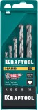 KRAFTOOL Hard, 5 шт: 4-5-6-8-10 мм, набор сверл по по твёрдым материалам (29177-H5)