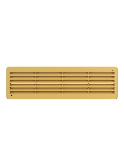 Решетка вентиляционная ДП фланец 432х117 переточная 450х131 пластик Beige ERA