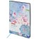 Блокнот А5 (143x210 мм), BRAUBERG VISTA "Pink flowers", под кожу, гибкий, срез фольга, 80 л., 112075