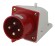 Б0032859 Вилка ЭРА VS-32-3P-PE-IP44 стационарная 524 3Р+РЕ 32А 380В IP44