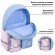 Рюкзак BRAUBERG PASTEL с термонашивками в комплекте, "Friendly bunnies", голубой, 40х29х14 см, 271423