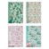 Тетрадь А4 80 л., HATBER, гребень, клетка, матовая ламинация, "Floral collection" (микс в спайке), 082972, 80Т4лВ1гр