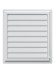 Решетка вентиляционная AIRVENT регулируемая жалюзи 402х442 пластик ERA