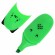 Набор текстовыделителей мини 6 ЦВЕТОВ BRAUBERG KIDS "CUTE CATS NEON", линия 1-5 мм, 152435