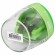Точилка BRAUBERG KIDS "MAXI", 2 отверстия, с большим контейнером, трехгранный корпус, цвета ассорти, 271945
