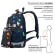 Рюкзак BRAUBERG KIDS SET, с пеналом в комплекте, 2 отделения, "Space infinity", 37x28x16 см, 272099