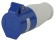 Б0032861 Розетка ЭРА R-16-2P-PE-IP44 переносная 213 2Р+РЕ 16А 220В IP44