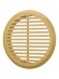 Решетка вентиляционная ДП фланец D45 переточная D50 пластик Beige 4 шт ERA